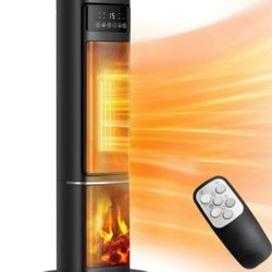 Electric tower heater with remote control - NEW