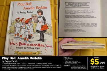Vintage 1972 Play Ball, Amelia Bedelia Hardcover Book – $5 OBO