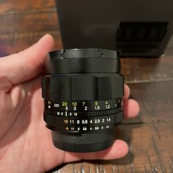 Voigtlander Nokton 58mm F1.4 Prime Lens For Nikon