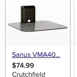 Wall Glass Shelf For Gaming Console 