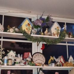 Bird Houses And Birds Each Different Prices