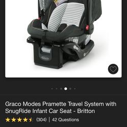 Infant Car Seat And Base 