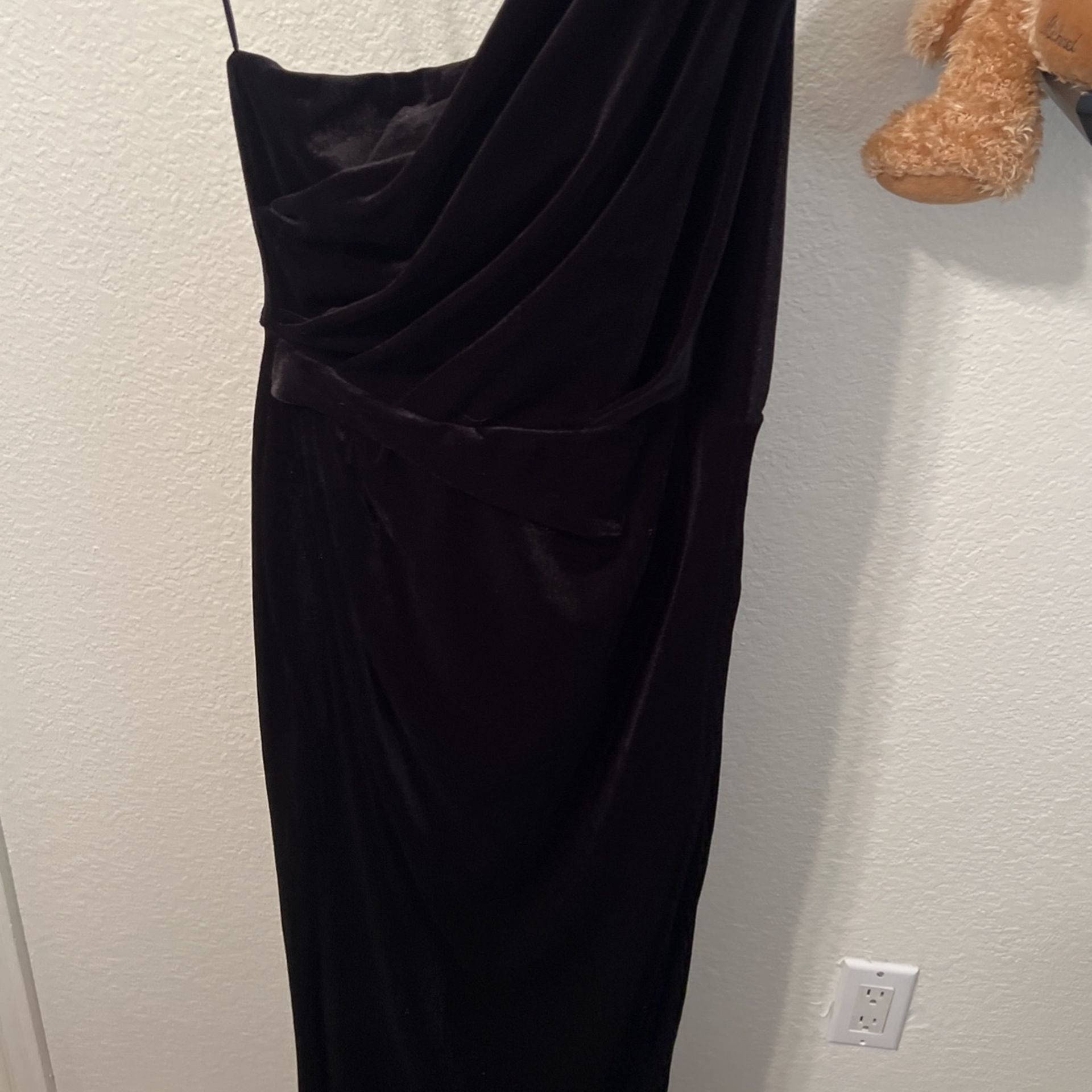  Black Velvet Dress