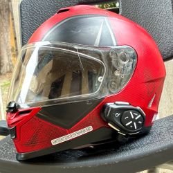 Helmet HJC Adult Medium Size Marvel Edition Bluetooth Works Excellent 