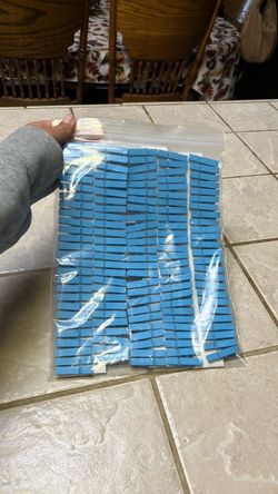 $6/ (100+) Mini Baby Blue Clothespins