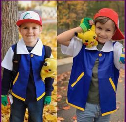 Kids Ash Ketchum Pokemon kids costume size 10