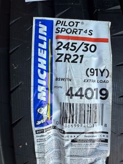 245/30/21 Michelin Pilot Sport 4s (1 Only)