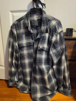 Carhartt Heavyweight Plaid Flannel Shirt Men’s XL Original Fit