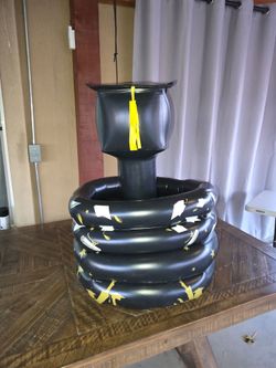 Inflatable graduation ice cooler