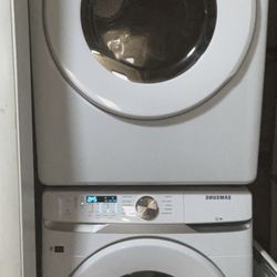 Almost New Samsung front load washer & dryer