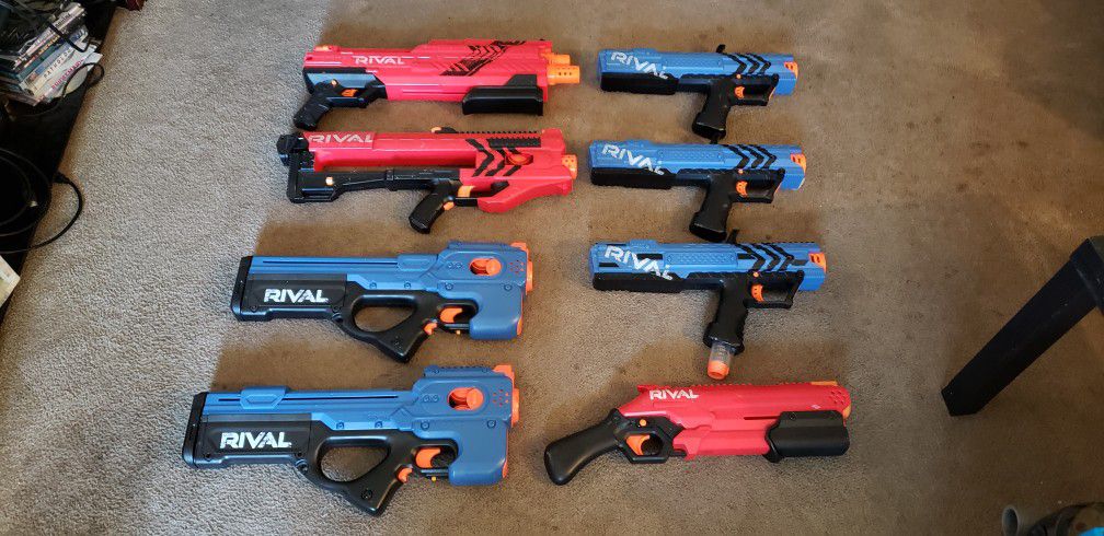 Rival Nerf Gun Lot