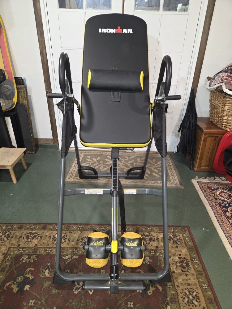 Iron man gravity inversion table