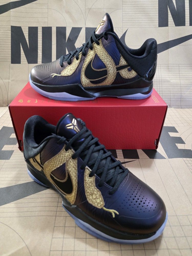 Nike Kobe 5 Year of the Mamba Eggplant GS Size 6Y Women's Size 7.5