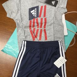NWT Adidas Baby Boy Set 12 Months 