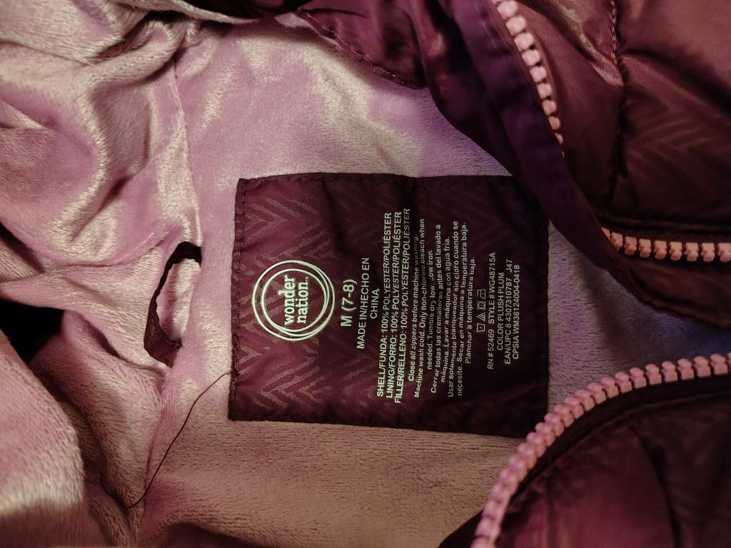 Little girls Winter Coat 7/8