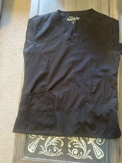 Black Scrub Top