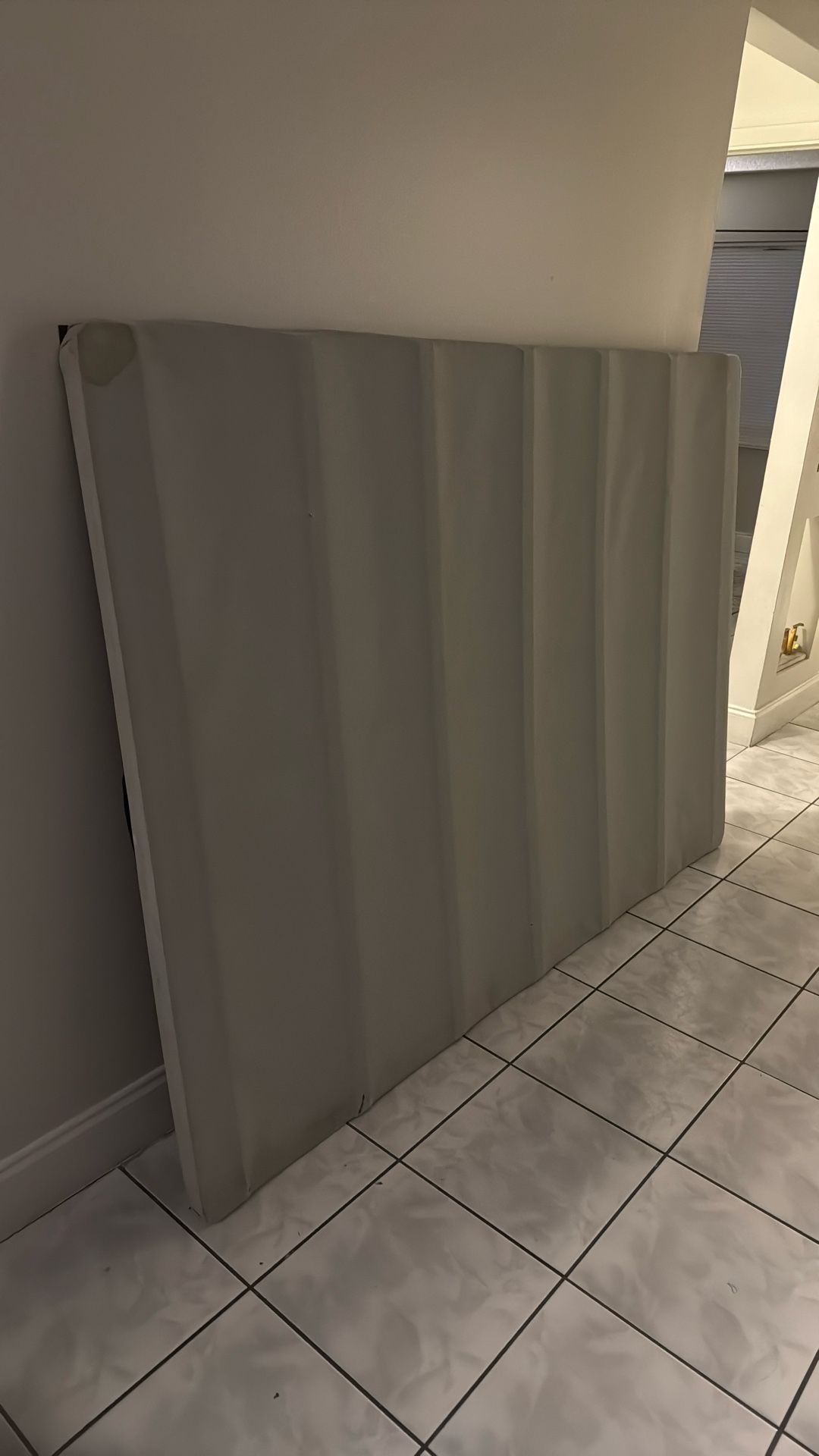 Bed Frame, Flat Box, And Mattress