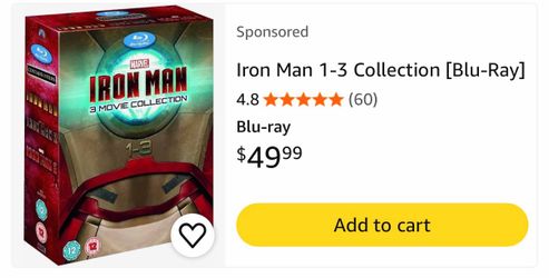 Iron Man 1-3 Blu-Ray Collection