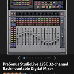 Presonus Studiolive 32 Channel Mixer