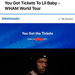 ATL Lil Baby Concert Tickets
