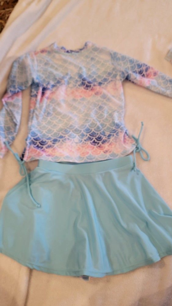 Girls Rashguard Swim Suit