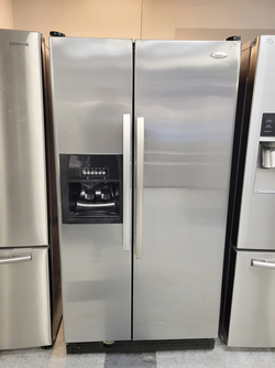 Whirlpool Side‑by‑Side Fridge – Stainless, Ice/Water