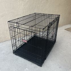 Carry Double Door Collapsible Wire Dog Crate, 30 * 21* 24
