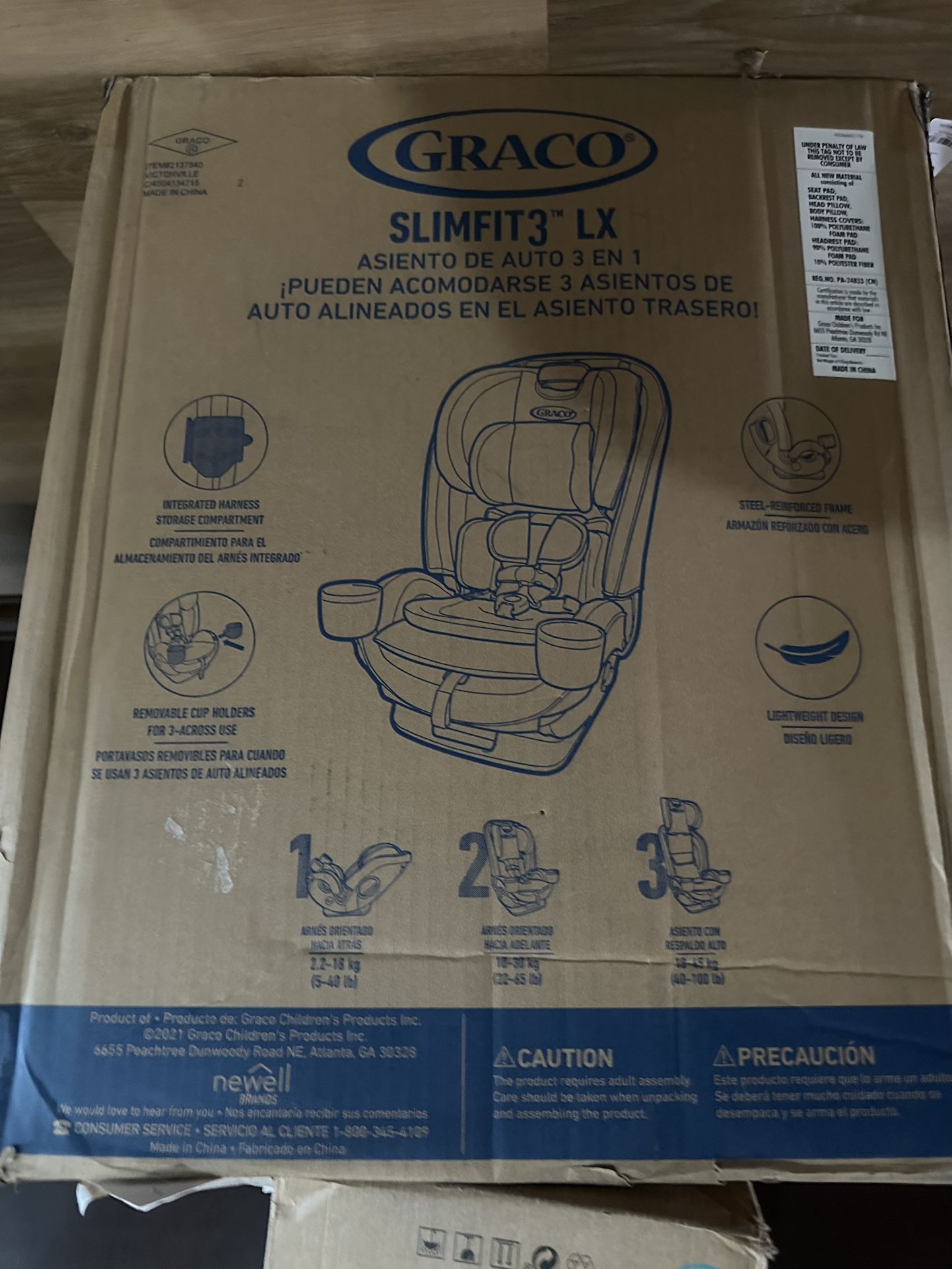 Graco Slimfit3 Lx Carseat