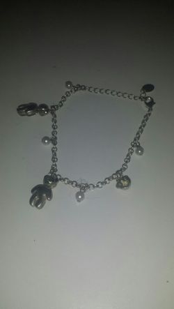 Teddy bear charm bracelet