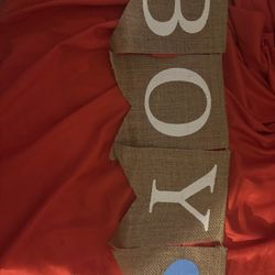 Boy Or Girl Gender Reveal Hanging Banner