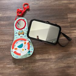 Car Seat Mirror And Car Seat Toy