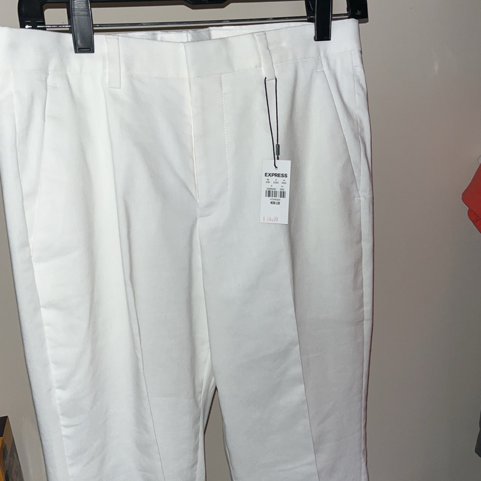 Slim White Express Suit