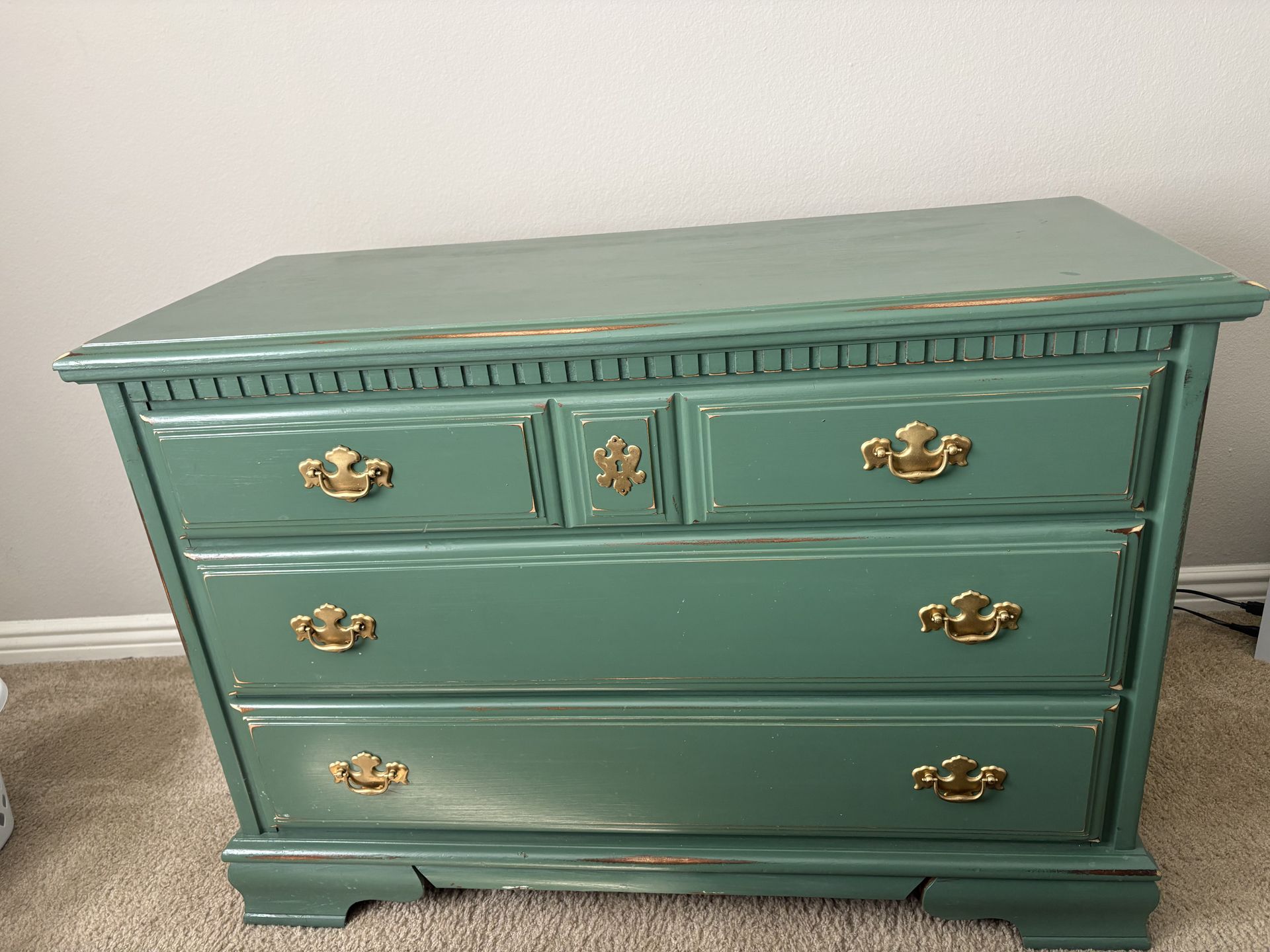Green dresser