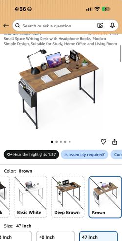 Desk 47 inch