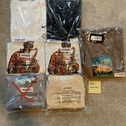 Tees All New - Supreme Box Logo, Nike Drake CLB, Kith