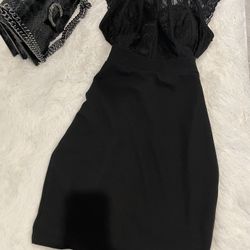 Black Halter Dress 