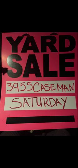 Garage sale