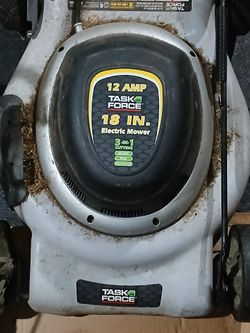 Lawnmower electric plug-in