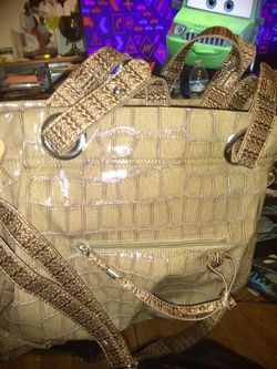 Brown nice size purse