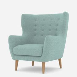 Beck Armchair, color Tiffany Blue, from Castlery