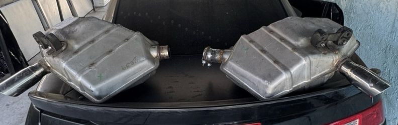 2014 Chevy Camaro OEM exhaust mufflers (pair)