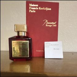 Maison Francis kurkdjian baccarat rouge 540