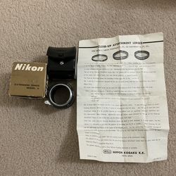 Nikon Model K Extension Rings  K1k2k3k4k5 With Originally Box And Case