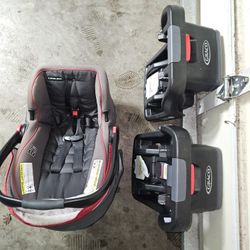 Free  GRACO Base (x2) And Infant Carseat