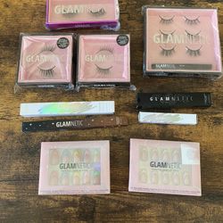 GLAMNETIC - Unopened! Lashes, Liner and Nails