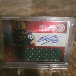 Eddie Lacy Game-worn And Autographed Jersey 001/299