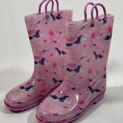 Brand New Girls Size 3 Rain Boots