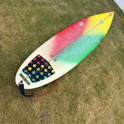 Max wave Custom Shaped Board Out Of Newport Beach