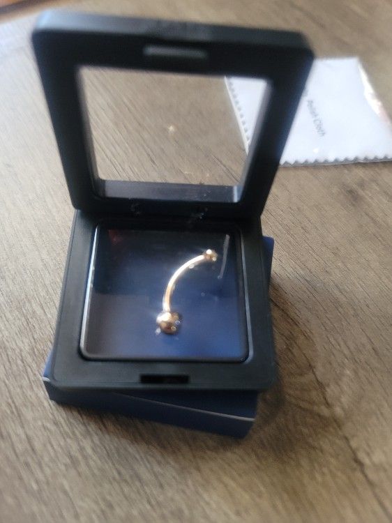 9k Gold Belly Ring