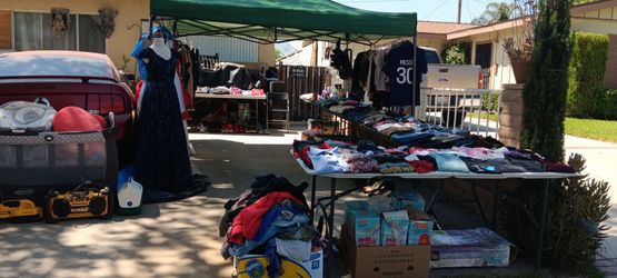 Yard sale today 1949 w Evans st San bernardino